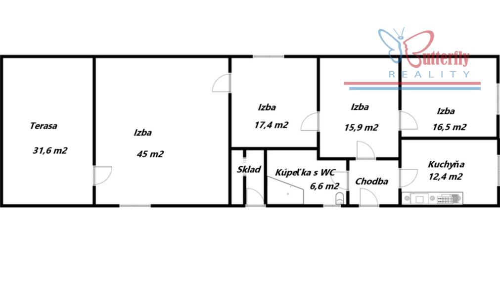 Predaj 4 izbový dom Kolárovo, Poľná 19