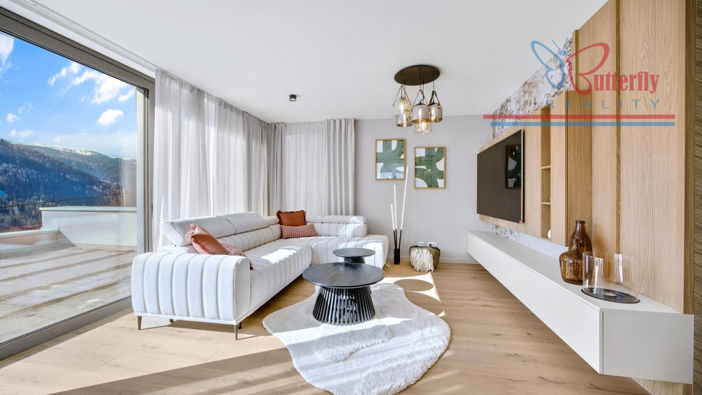 Luxusný apartmán s terasou a wellnessom v Semmeringu