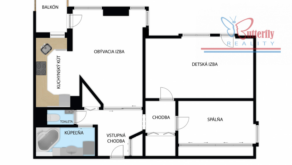 REZERVOVANÝ: 3 izb. byt s garážou, Špieszova ul., Karlova Ves