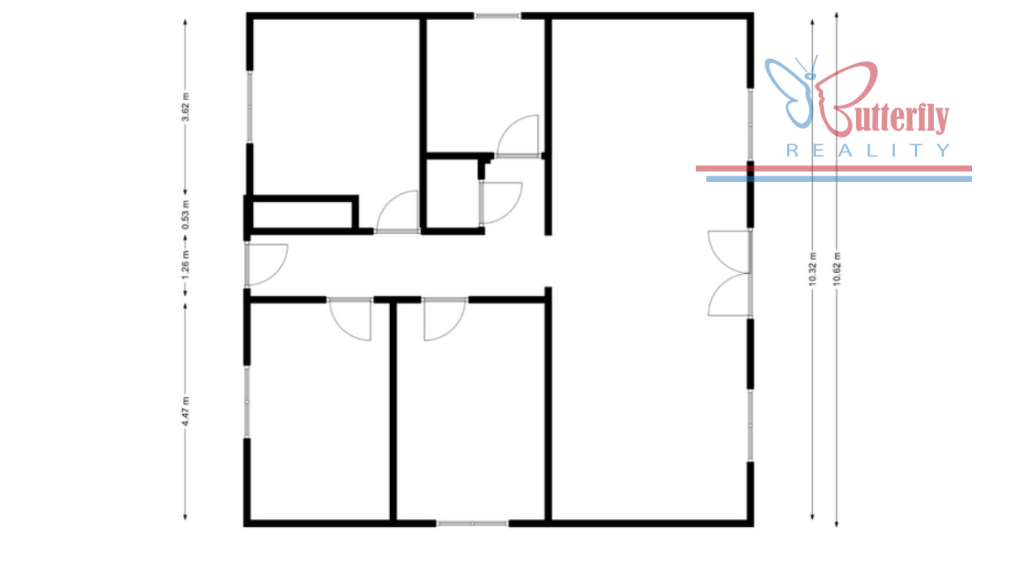 Predaj 4 izbový bungalov s pozemkom 663 m2 v obci Vydrany