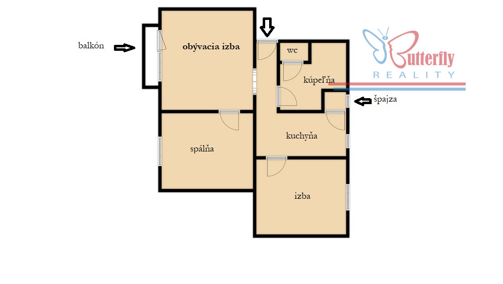 NA PREDAJ: tichý domov s kúskom prírody - zariadený 3 izb. byt so záhradkou v Lehniciach