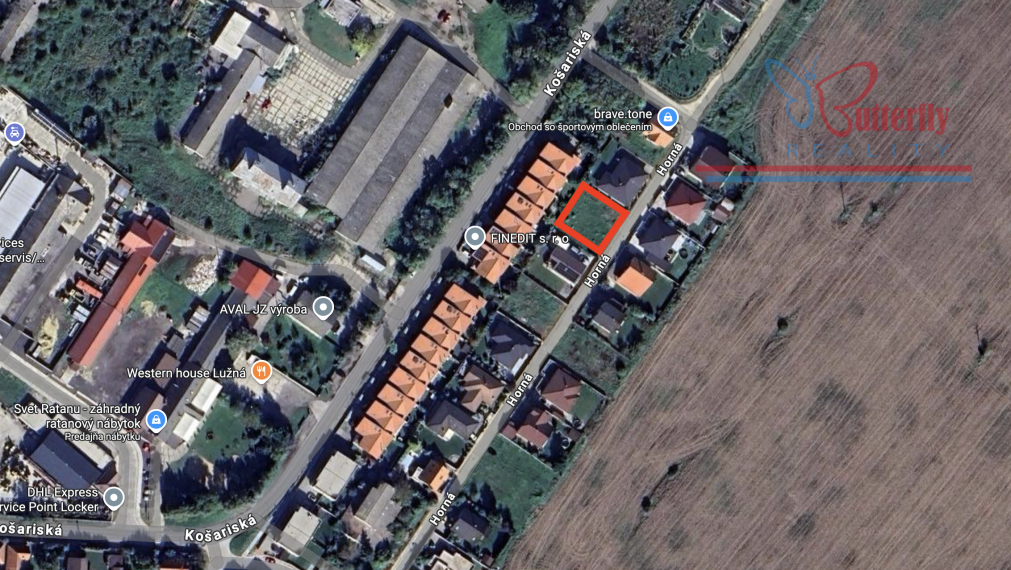 Stavebný pozemok 611 m² na výstavbu rodinného domu – Dunajská Lužná, Nové Košariská