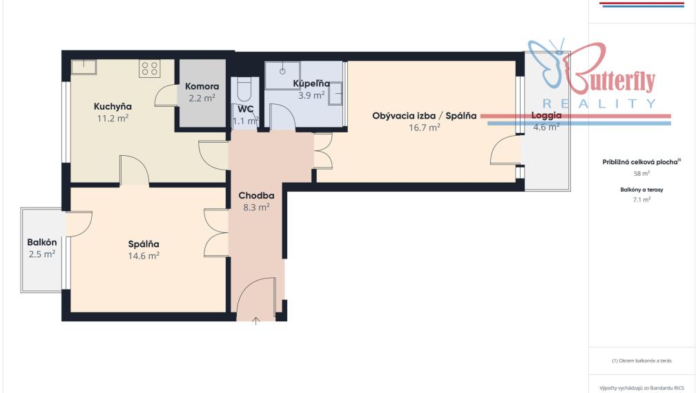 PONÚKAME NA PREDAJ NÁDHERNÝ 2 IZBOVÝ BYT NA UZBECKEJ ULICI.