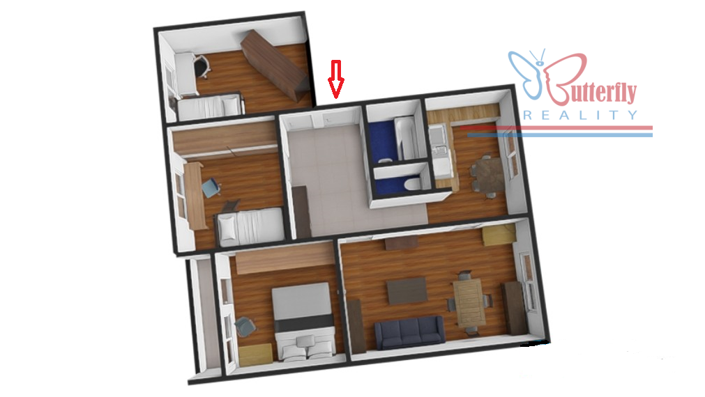 PREDAJ - 4-izbový byt na Nejedlého ulici, Bratislava – Dúbravka