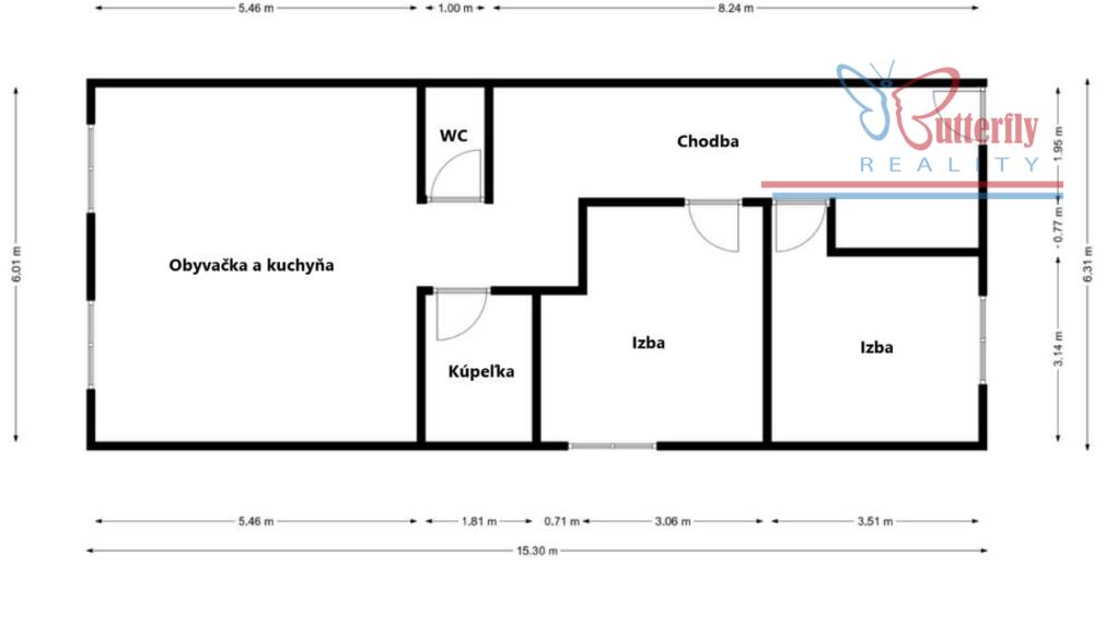 MODERNÉ BÝVANIE SO ZÁHRADOU: Priestranný 3-izbový byt v Bošanoch