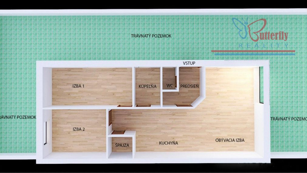 NA PREDAJ: 3i byt so záhradou (129 m²) a 2 parkovacími miestami – Nákovná ul.