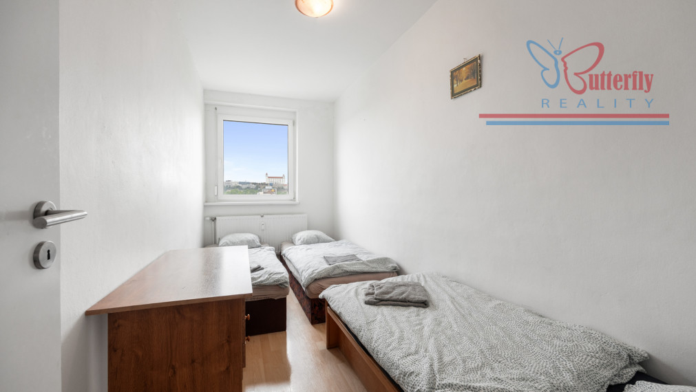 PREDAJ 4-izb. byt Pečnianska s výhľadom na Hrad