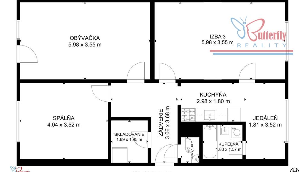 P R E D A J   3-izbový byt Dubnická v pôvodnom stave