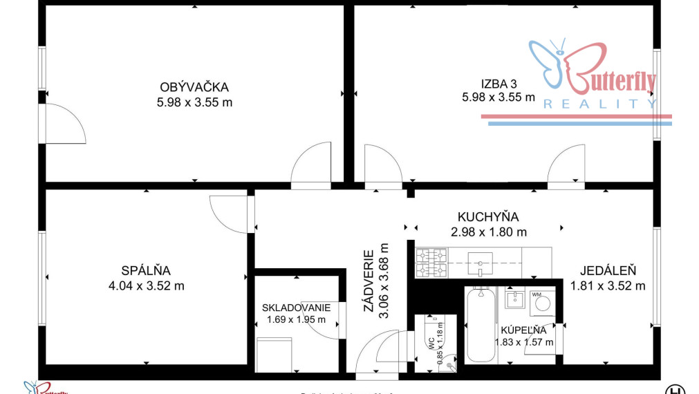P R E D A J   3-izbový byt Dubnická v pôvodnom stave